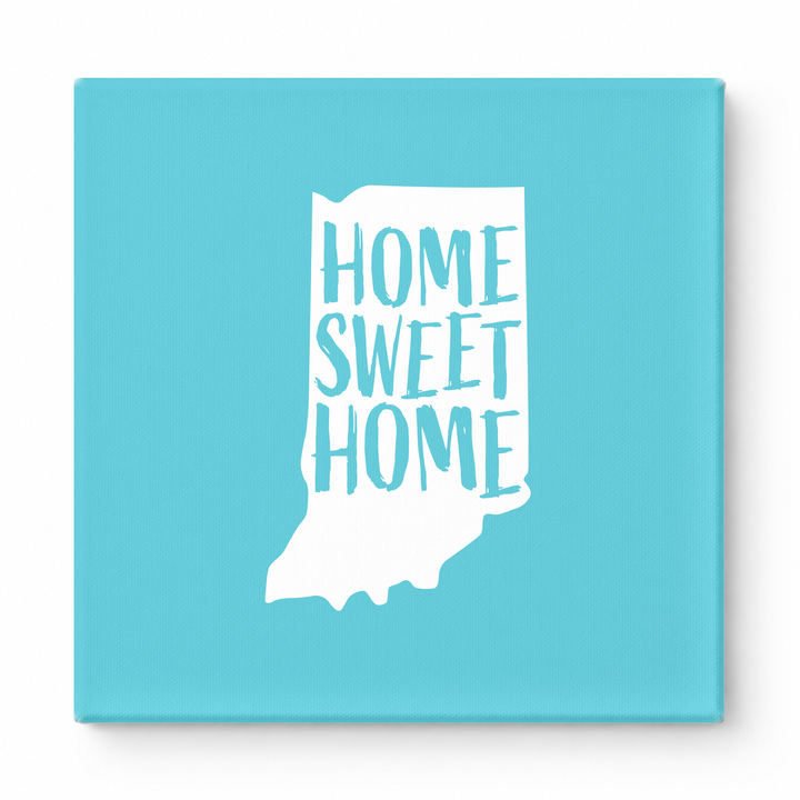 HOME SWEET HOME — Indiana State Silhouette