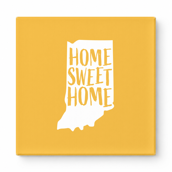 HOME SWEET HOME — Indiana State Silhouette