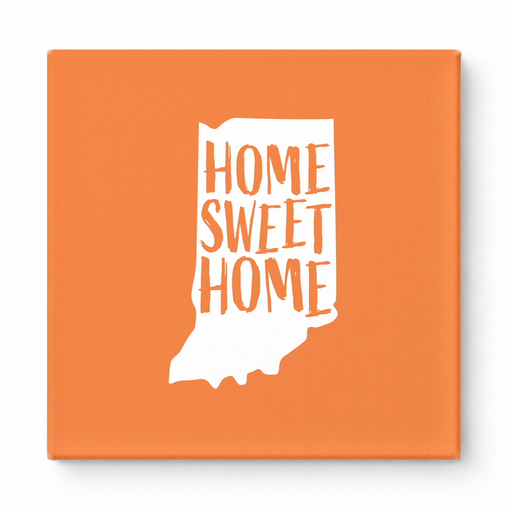 HOME SWEET HOME — Indiana State Silhouette