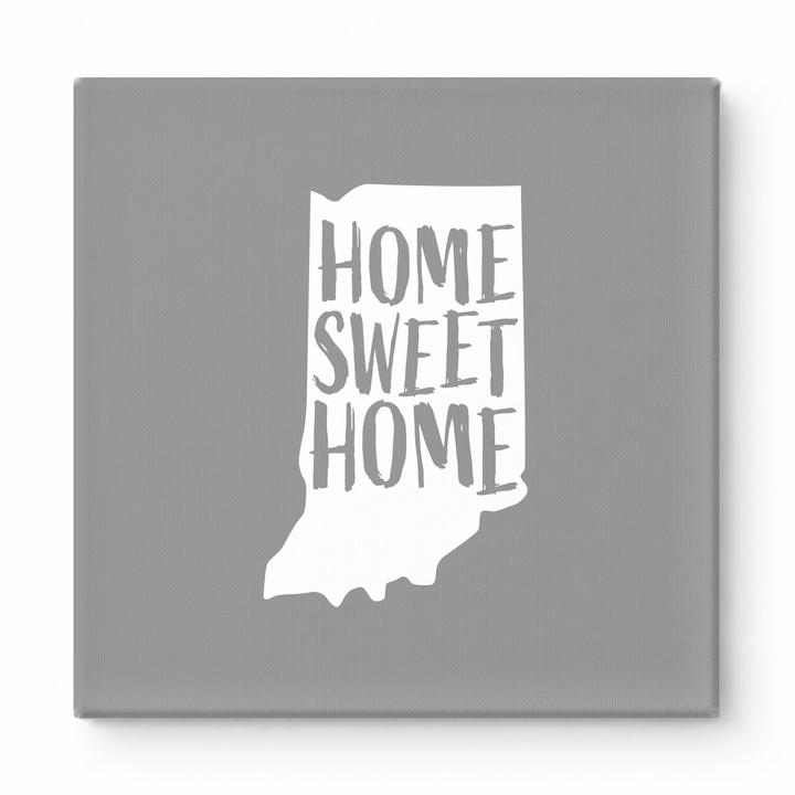 HOME SWEET HOME — Indiana State Silhouette