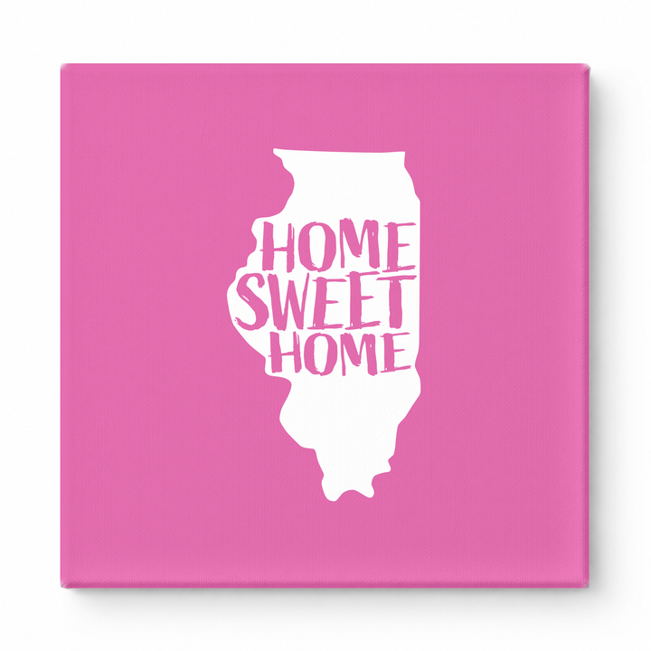HOME SWEET HOME — Illinois State Silhouette