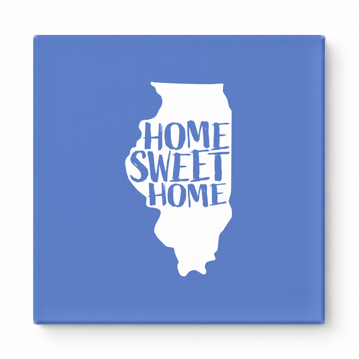 HOME SWEET HOME — Illinois State Silhouette