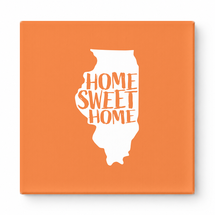 HOME SWEET HOME — Illinois State Silhouette