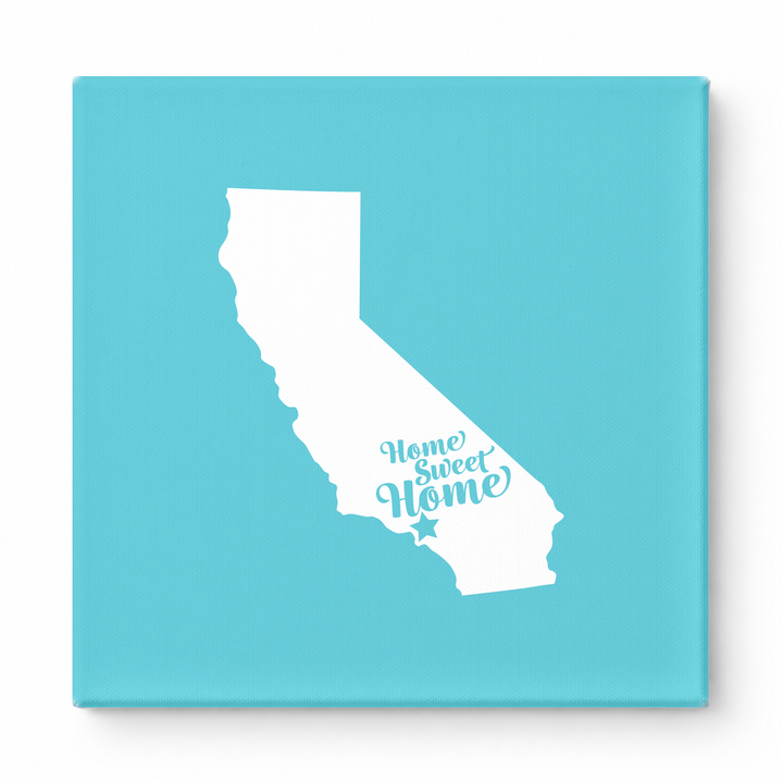 Home Sweet Los Angeles — California State Silhouette