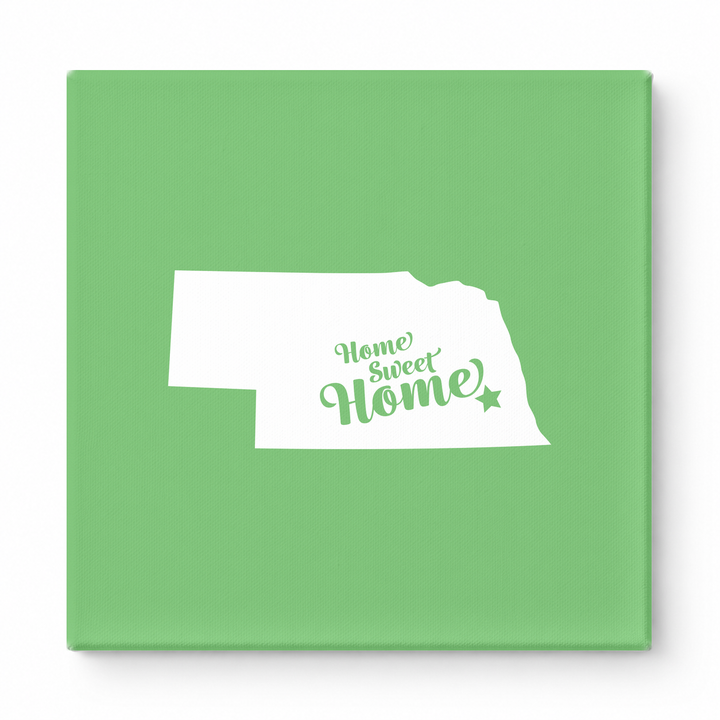 Home Sweet Lincoln — Nebraska State Silhouette