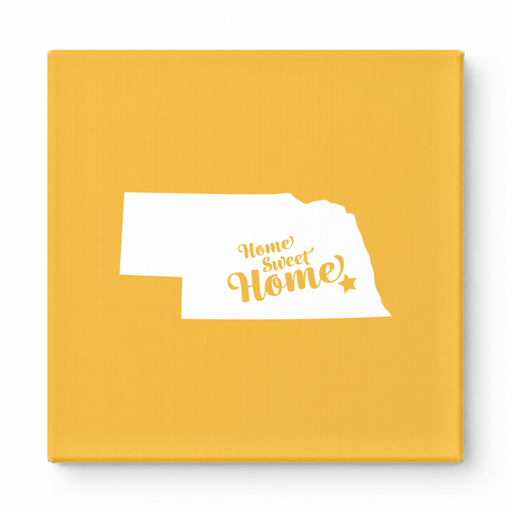 Home Sweet Lincoln — Nebraska State Silhouette