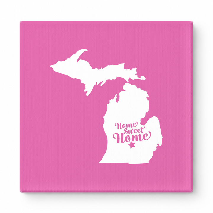 Home Sweet Home — Michigan State Silhouette