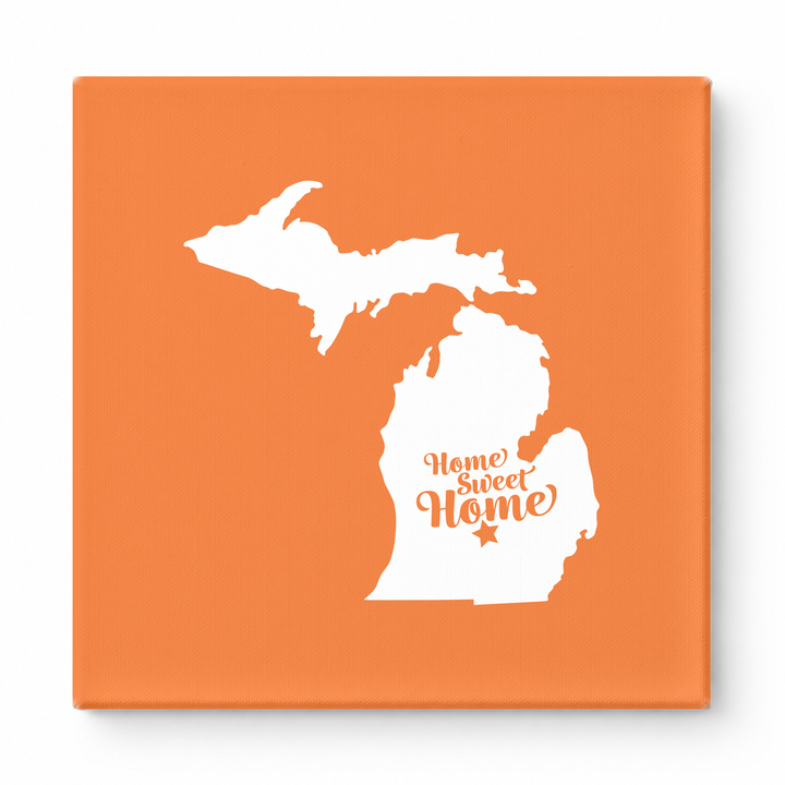 Home Sweet Home — Michigan State Silhouette