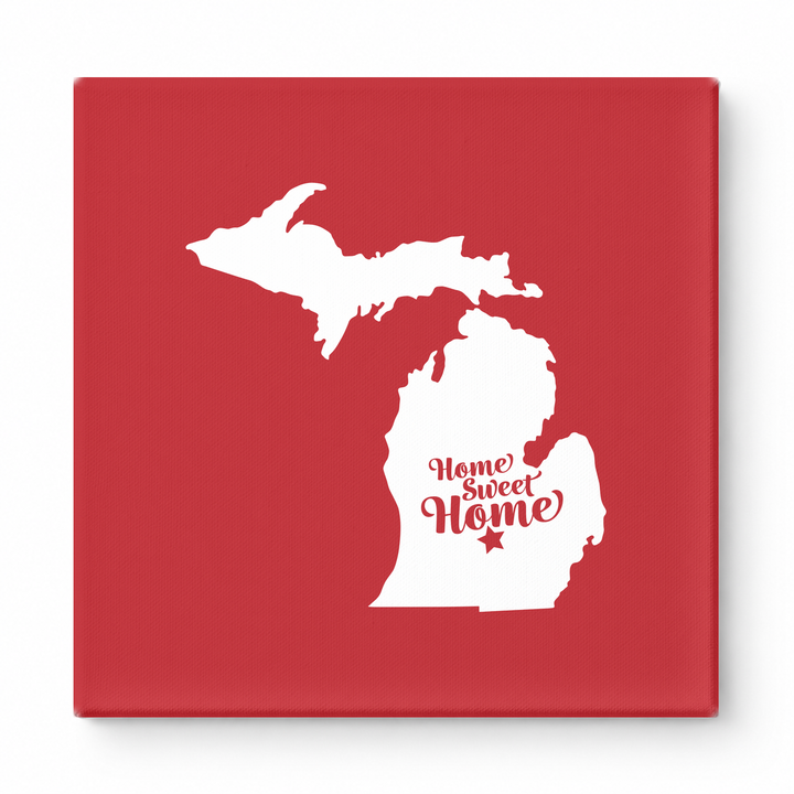 Home Sweet Home — Michigan State Silhouette