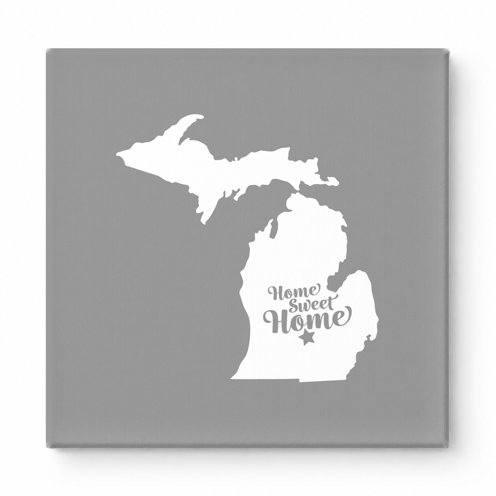 Home Sweet Detroit — Michigan State Silhouette