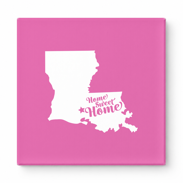 Home Sweet New Orleans — Louisiana State Silhouette