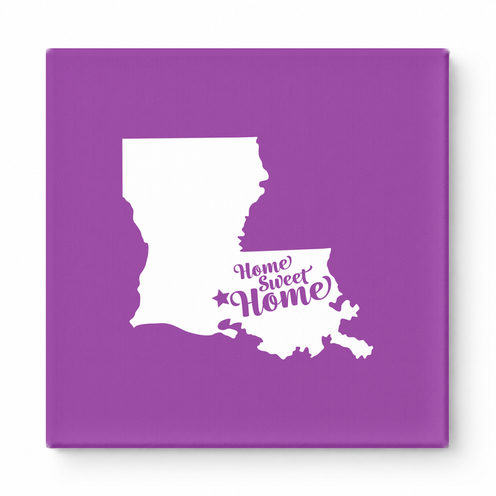 Home Sweet New Orleans — Louisiana State Silhouette