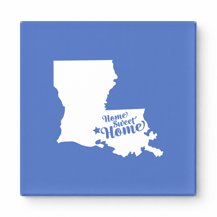 Home Sweet New Orleans — Louisiana State Silhouette