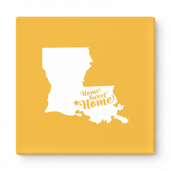 Home Sweet New Orleans — Louisiana State Silhouette