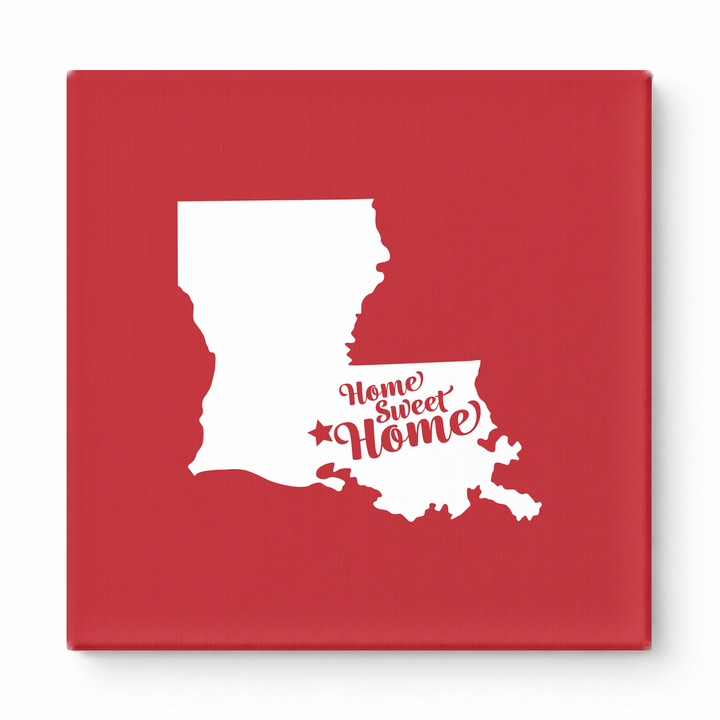 Home Sweet New Orleans — Louisiana State Silhouette