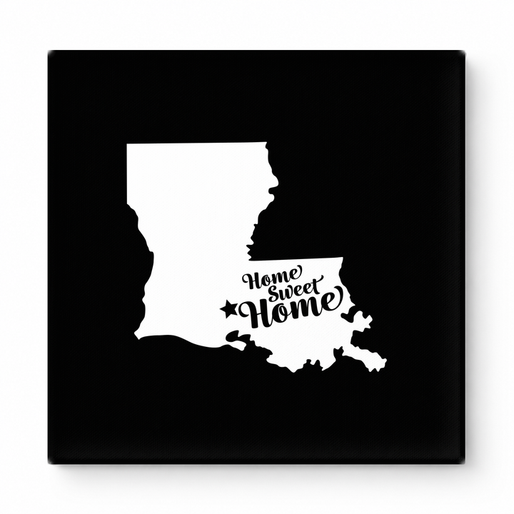 Home Sweet New Orleans — Louisiana State Silhouette