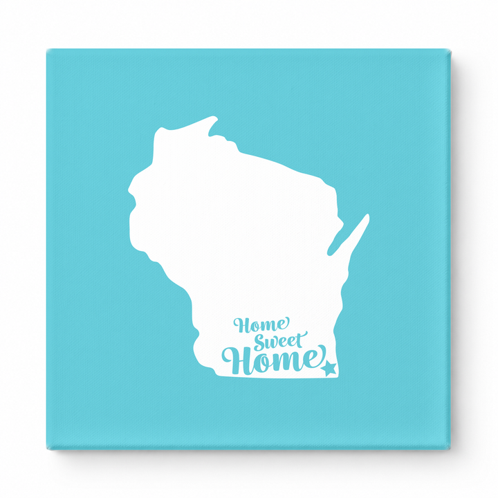 Home Sweet Milwaukee — Wisconsin State Silhouette