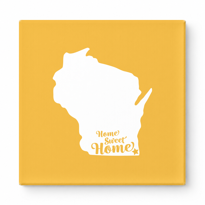 Home Sweet Milwaukee — Wisconsin State Silhouette