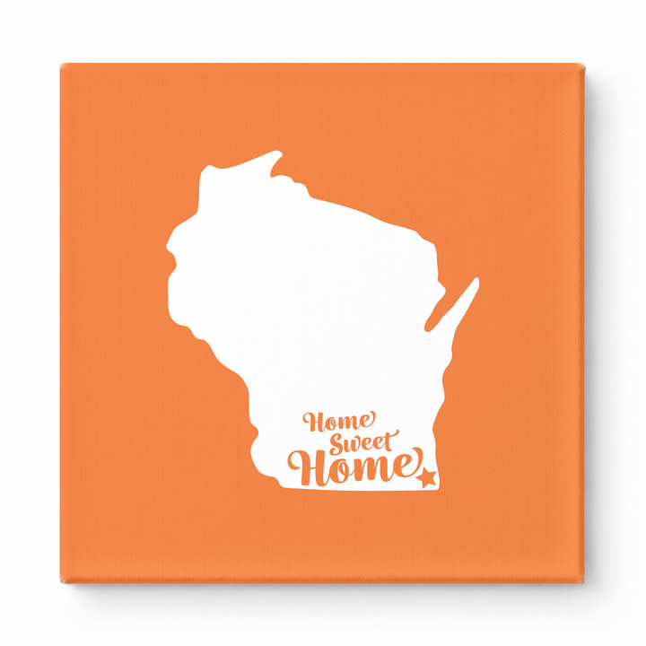 Home Sweet Milwaukee — Wisconsin State Silhouette