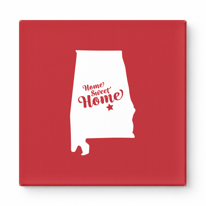 Home Sweet Montgomery — Alabama State Silhouette