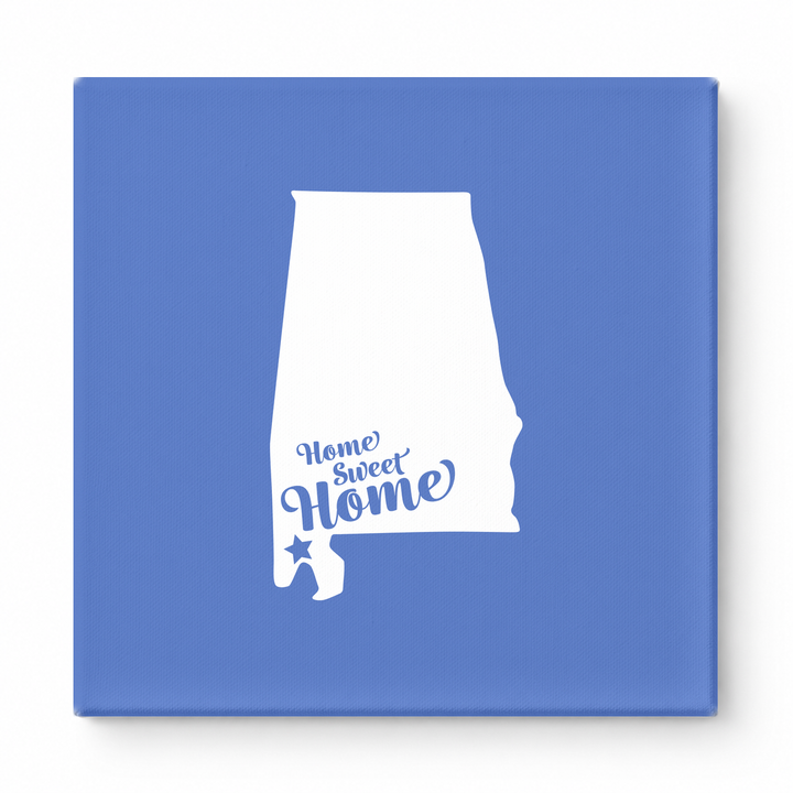 Home Sweet Mobile — Alabama State Silhouette