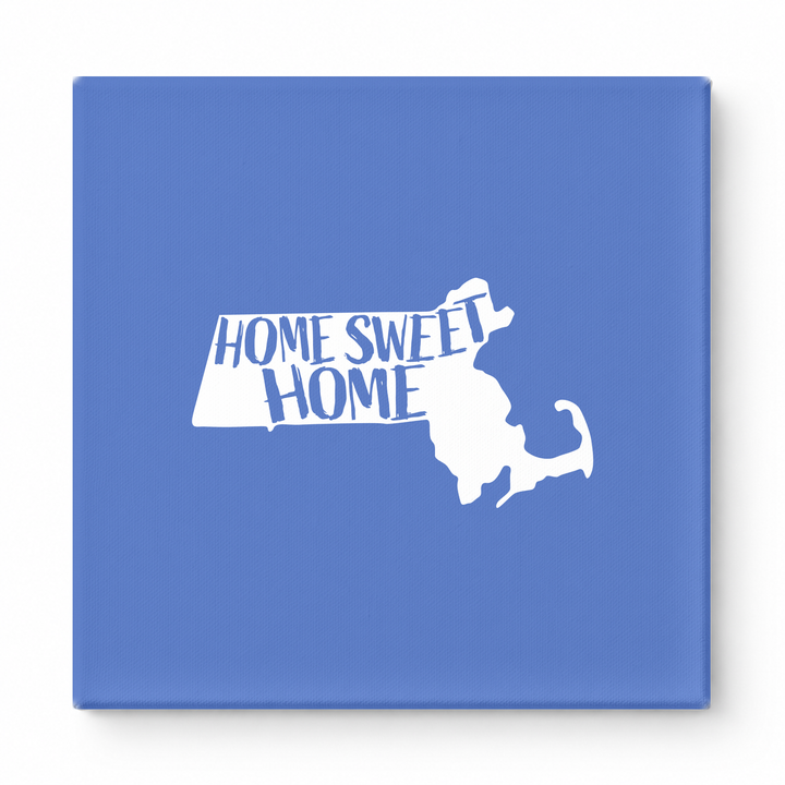 HOME SWEET HOME — Massachusetts State Silhouette