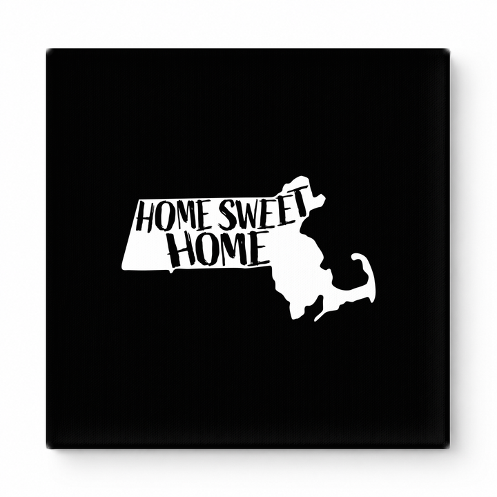 HOME SWEET HOME — Massachusetts State Silhouette