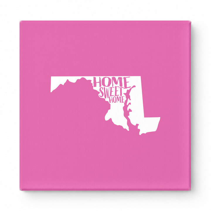 HOME SWEET HOME — Maryland State Silhouette