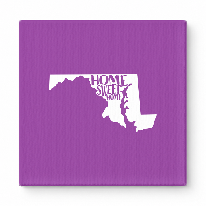 HOME SWEET HOME — Maryland State Silhouette
