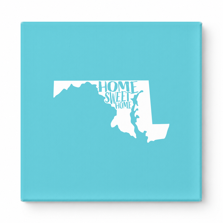 HOME SWEET HOME — Maryland State Silhouette