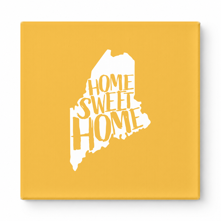 HOME SWEET HOME — Maine State Silhouette