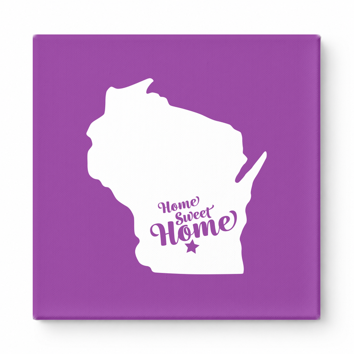 Home Sweet Milwaukee — Wisconsin State Silhouette
