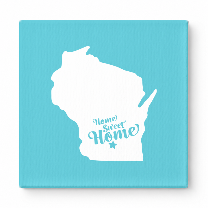 Home Sweet Milwaukee — Wisconsin State Silhouette