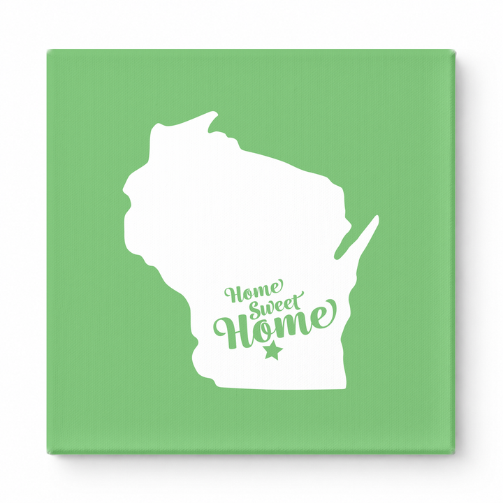 Home Sweet Milwaukee — Wisconsin State Silhouette