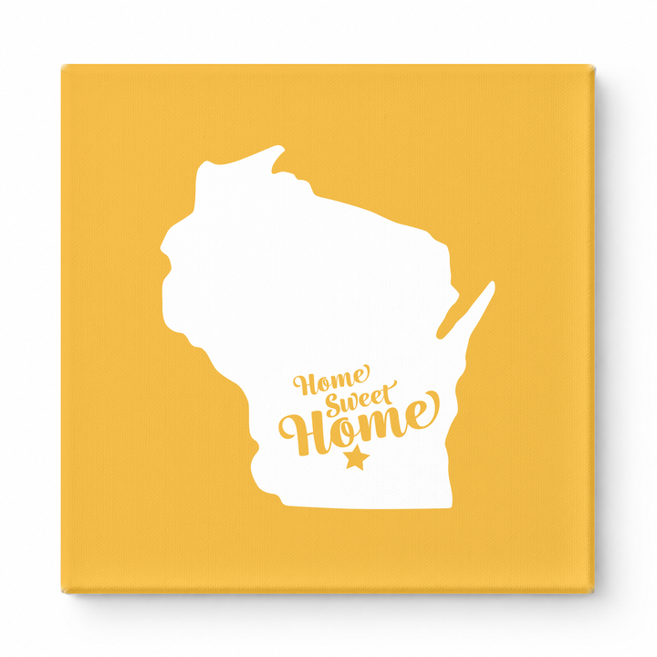 Home Sweet Milwaukee — Wisconsin State Silhouette