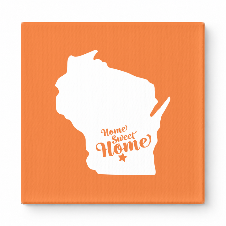 Home Sweet Milwaukee — Wisconsin State Silhouette