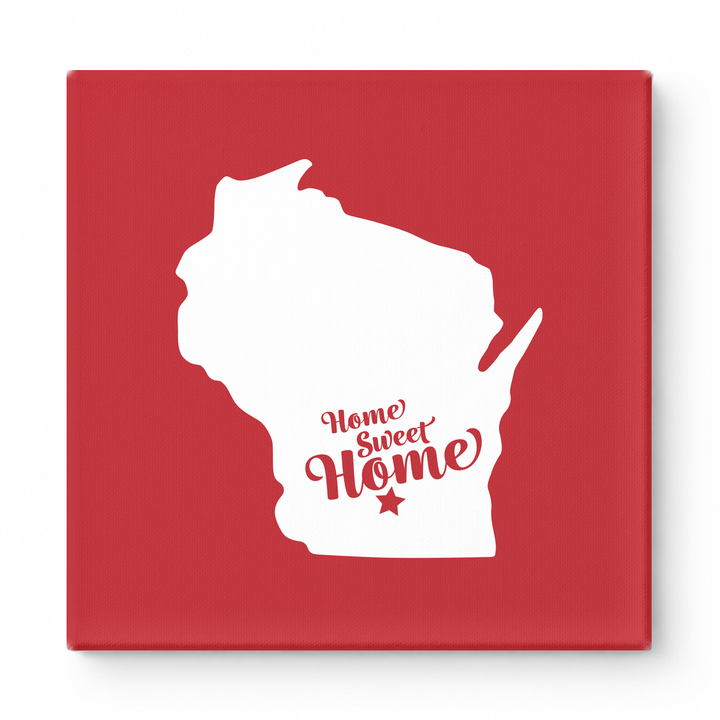 Home Sweet Milwaukee — Wisconsin State Silhouette
