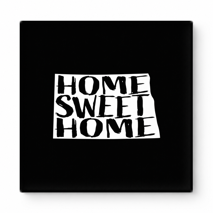 HOME SWEET HOME — North Dakota State Silhouette