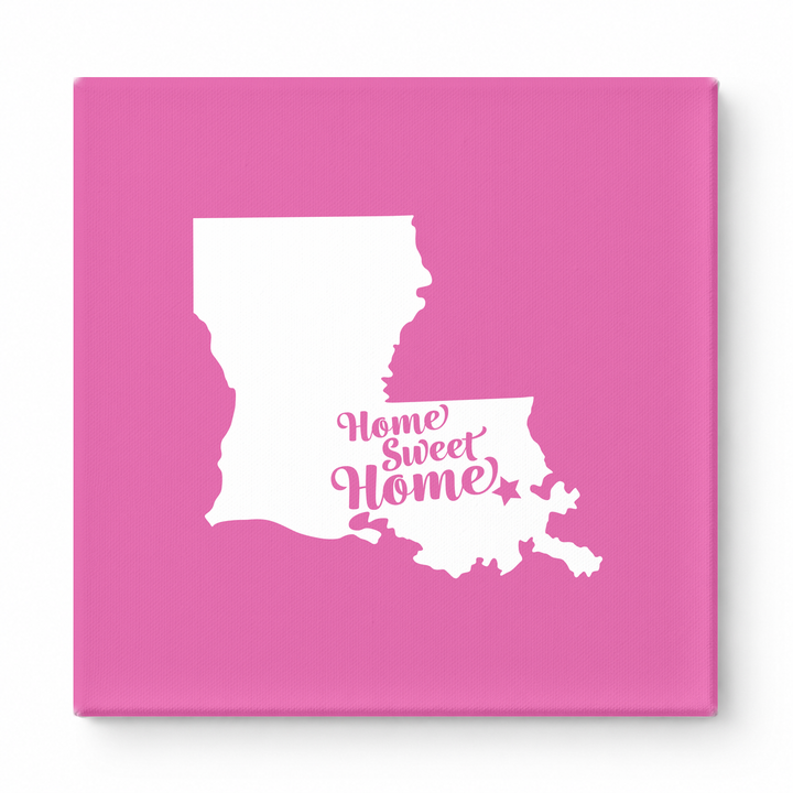 Home Sweet New Orleans — Louisiana State Silhouette