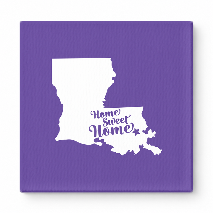 Home Sweet New Orleans — Louisiana State Silhouette
