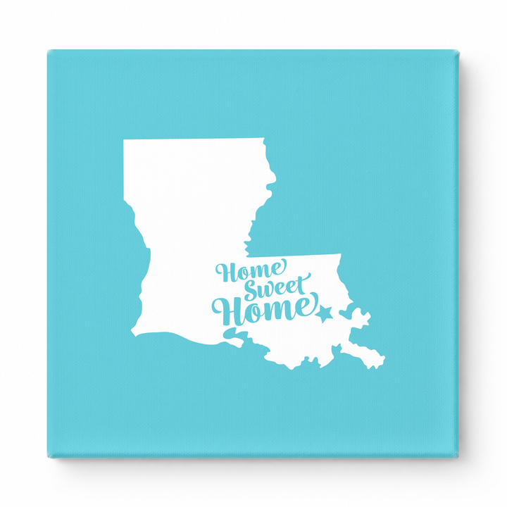 Home Sweet New Orleans — Louisiana State Silhouette