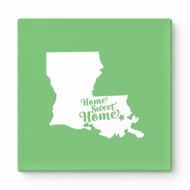 Home Sweet New Orleans — Louisiana State Silhouette