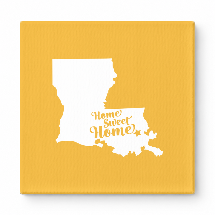 Home Sweet New Orleans — Louisiana State Silhouette