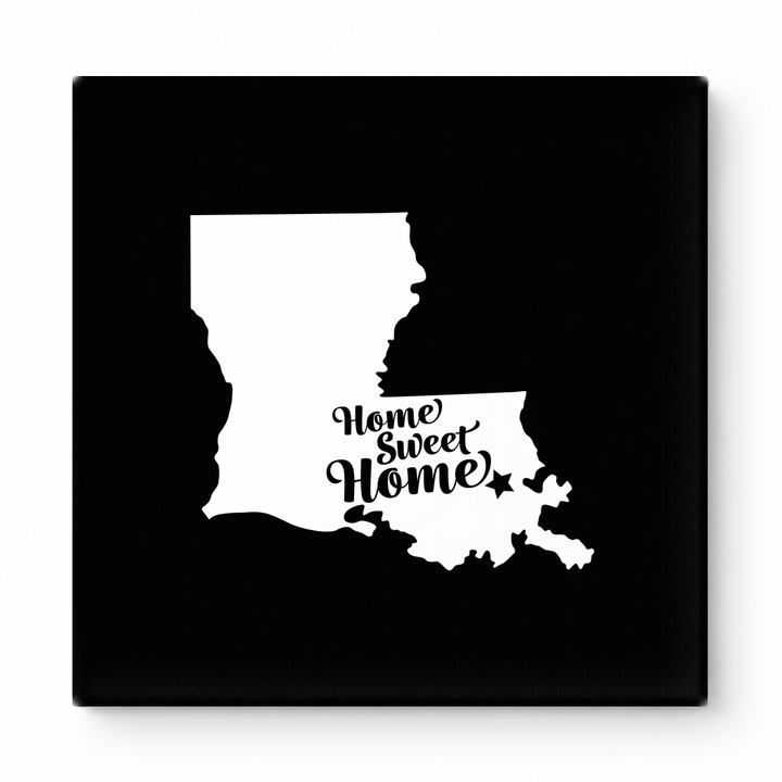 Home Sweet New Orleans — Louisiana State Silhouette