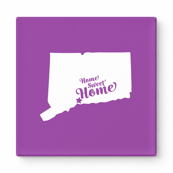 Home Sweet New Haven — Connecticut State Silhouette