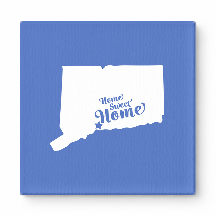 Home Sweet New Haven — Connecticut State Silhouette