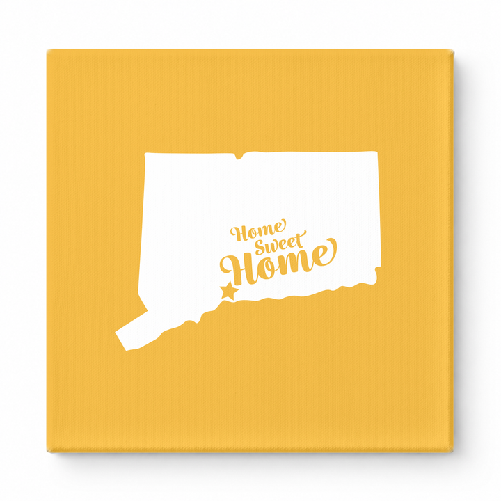 Home Sweet New Haven — Connecticut State Silhouette