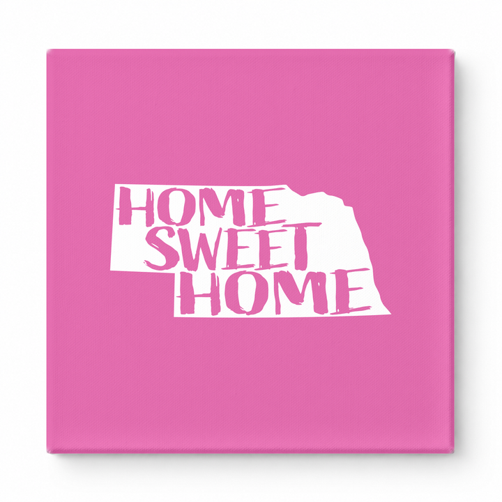 HOME SWEET HOME — Nebraska State Silhouette