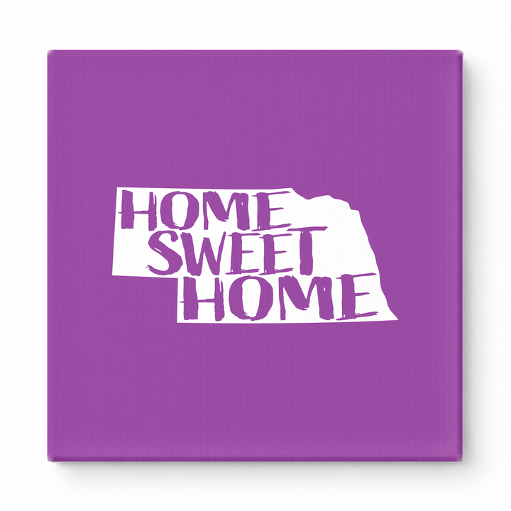 HOME SWEET HOME — Nebraska State Silhouette