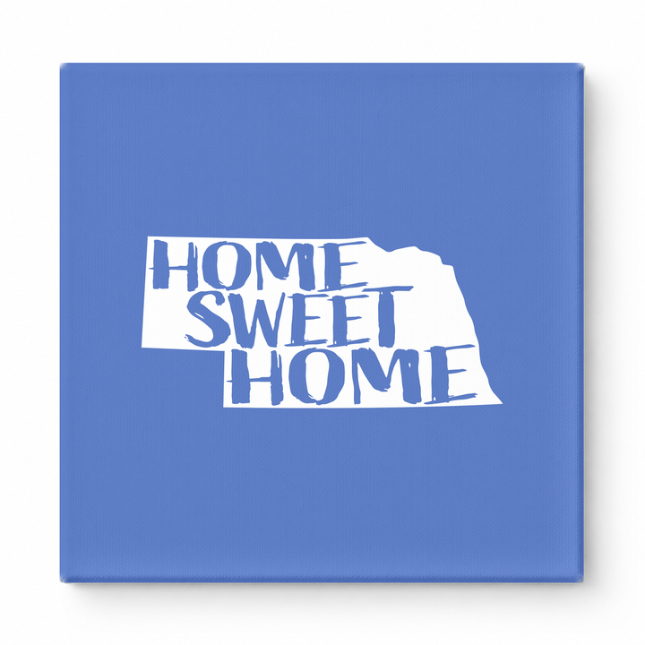 HOME SWEET HOME — Nebraska State Silhouette